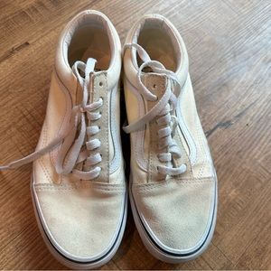 VANS Old Skool Shoe Cream Size 7.5